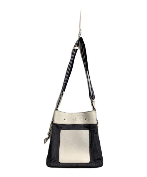 Kate Spade（ケイトスペード）Kate Spade (ケイトスペード) ワンショルダーバッグ ネイビー×ホワイトの古着・服飾アイテム