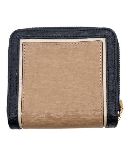 Kate Spade（ケイトスペード）Kate Spade (ケイトスペード) コパクトウォレット ブラック×ベージュの古着・服飾アイテム