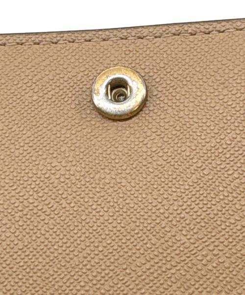 Kate Spade（ケイトスペード）Kate Spade (ケイトスペード) コパクトウォレット ブラック×ベージュの古着・服飾アイテム