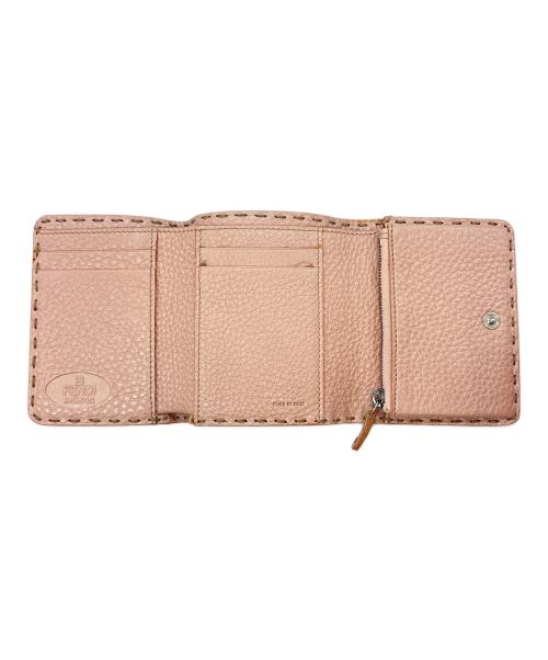 FENDI（フェンディ）FENDI (フェンディ) 3つ折り財布 /  ピンクの古着・服飾アイテム