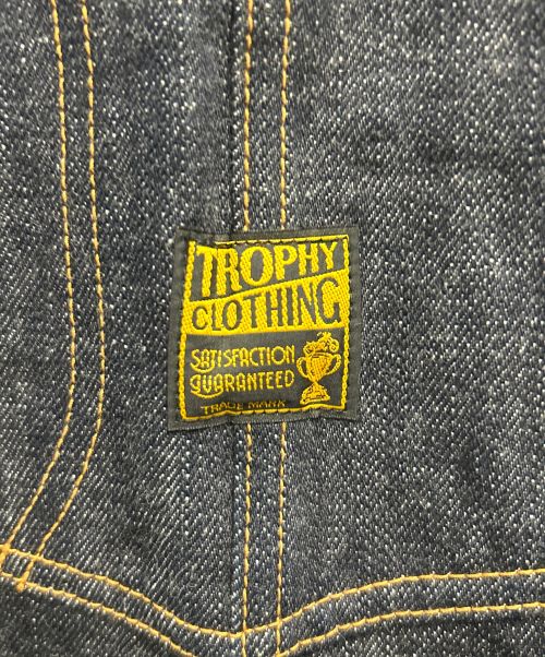 Trophy Clothing（トロフィークロージング）Trophy Clothing (トロフィークロージング) デニムカバーオール インディゴ サイズ:SIZE 36の古着・服飾アイテム