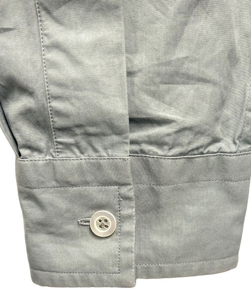 JIL SANDER（ジルサンダー）JIL SANDER (ジルサンダー) ロゴプレートシャツ グレー サイズ:SIZE 44の古着・服飾アイテム