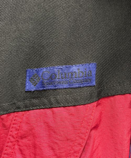 Columbia（コロンビア）Columbia (コロンビア) ナイロンジャケット レッド×ブラック サイズ:Mの古着・服飾アイテム