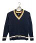 BATONER（バトナ―）の古着「チルデンセーター」｜ネイビー