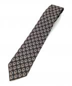 GUCCIグッチ）の古着「ネクタイ」｜ブラック×ピンク