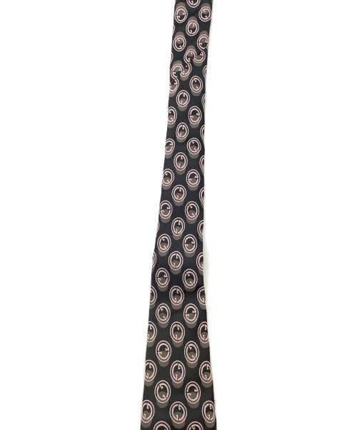 GUCCI（グッチ）GUCCI (グッチ) ネクタイ ブラック×ピンク サイズ:160cmの古着・服飾アイテム