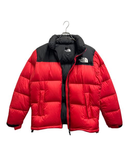 THE NORTH FACE（ザ ノース フェイス）THE NORTH FACE (ザ ノース フェイス) ヌプシジャケット レッド×ブラック サイズ:XLの古着・服飾アイテム