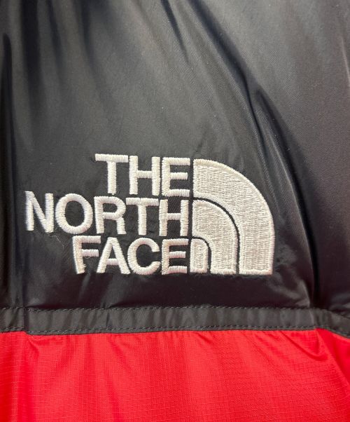 THE NORTH FACE（ザ ノース フェイス）THE NORTH FACE (ザ ノース フェイス) ヌプシジャケット レッド×ブラック サイズ:XLの古着・服飾アイテム