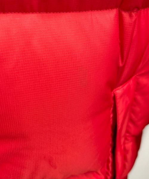 THE NORTH FACE（ザ ノース フェイス）THE NORTH FACE (ザ ノース フェイス) ヌプシジャケット レッド×ブラック サイズ:XLの古着・服飾アイテム