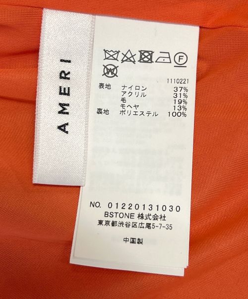 Ameri（アメリ）Ameri (アメリ) 2WAY MOHAIR SHAGGY KNIT レッド サイズ:FREEの古着・服飾アイテム