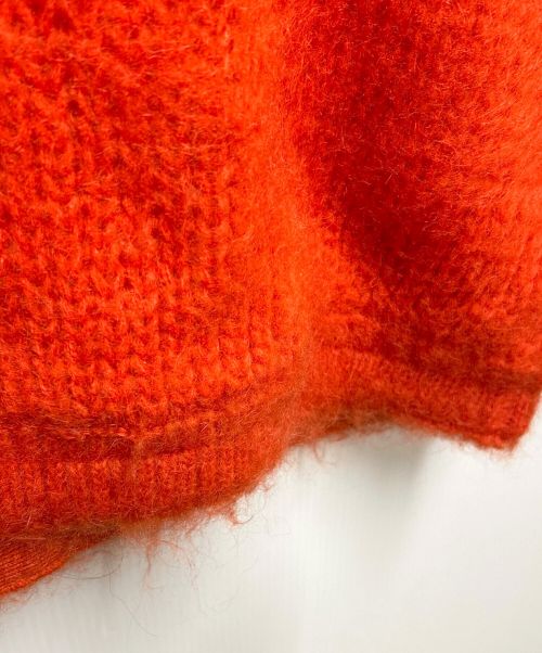 Ameri（アメリ）Ameri (アメリ) 2WAY MOHAIR SHAGGY KNIT レッド サイズ:FREEの古着・服飾アイテム