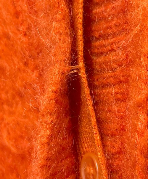 Ameri（アメリ）Ameri (アメリ) 2WAY MOHAIR SHAGGY KNIT レッド サイズ:FREEの古着・服飾アイテム