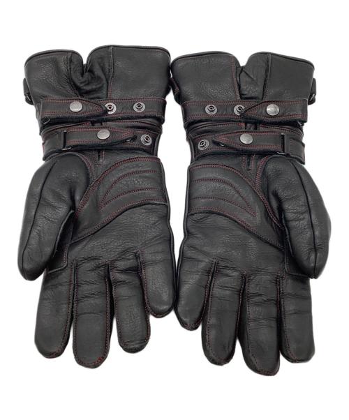 CACAZAN（カカザン）CACAZAN (カカザン) レザーグローブ ブラック サイズ:Lの古着・服飾アイテム