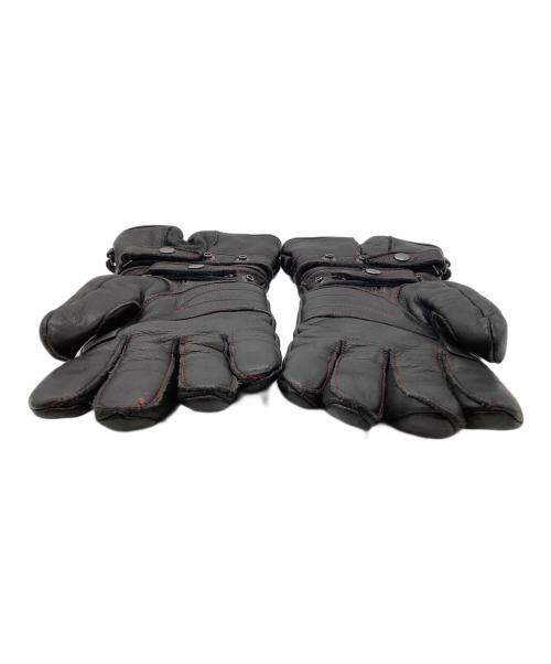 CACAZAN（カカザン）CACAZAN (カカザン) レザーグローブ ブラック サイズ:Lの古着・服飾アイテム