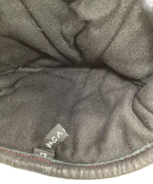 CACAZAN（カカザン）CACAZAN (カカザン) レザーグローブ ブラック サイズ:Lの古着・服飾アイテム