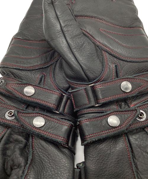 CACAZAN（カカザン）CACAZAN (カカザン) レザーグローブ ブラック サイズ:Lの古着・服飾アイテム