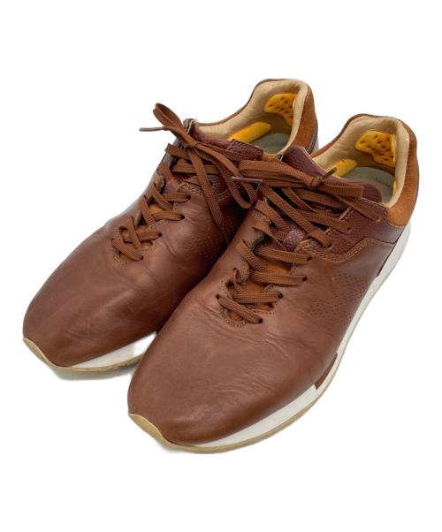 NEW BALANCE（ニューバランス）NEW BALANCE (ニューバランス) レザースニーカー ブラウン サイズ:29㎝の古着・服飾アイテム