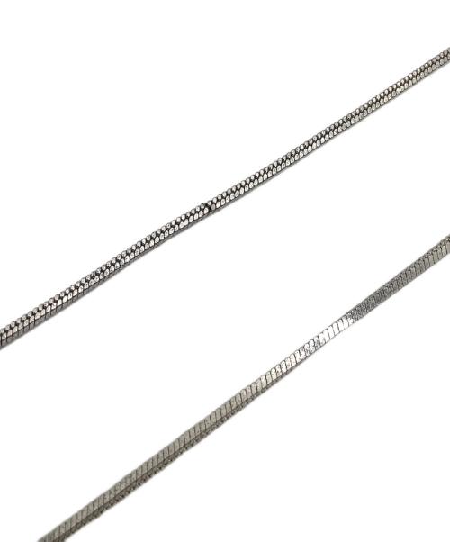 Dior（ディオール）Dior (ディオール) ネックレス メタリックシルバーの古着・服飾アイテム