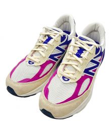 NEW BALANCE（ニューバランス）の古着「スニーカー」｜ホワイト×パープル
