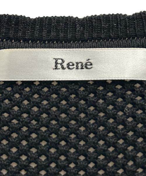 Rene（ルネ）Rene (ルネ) カーディガン ブラック サイズ:SIZE 36の古着・服飾アイテム