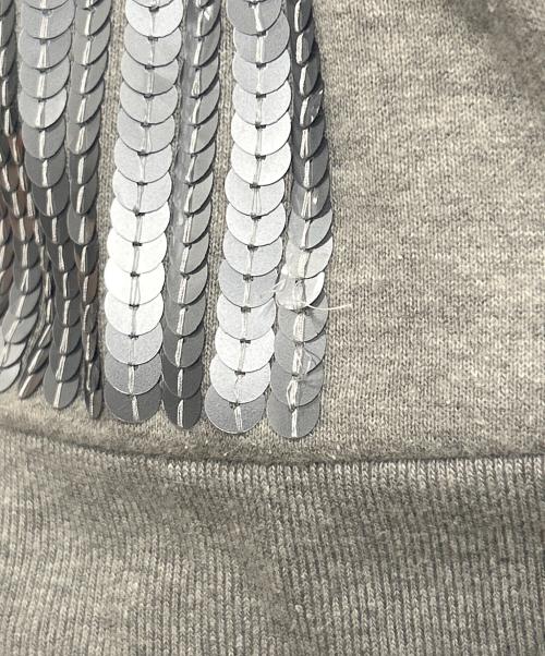 sacai（サカイ）sacai (サカイ) スパンコールワンピース グレー サイズ:SIZE 2の古着・服飾アイテム