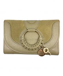 SEE BY CHLOE（シーバイクロエ）の古着「3つ折り財布」｜カーキ