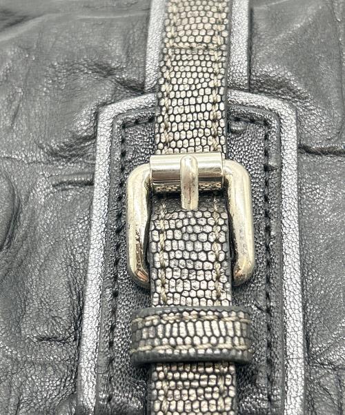 LONGCHAMP（ロンシャン）LONGCHAMP (ロンシャン) チェーンショルダーバッグ ブラックの古着・服飾アイテム