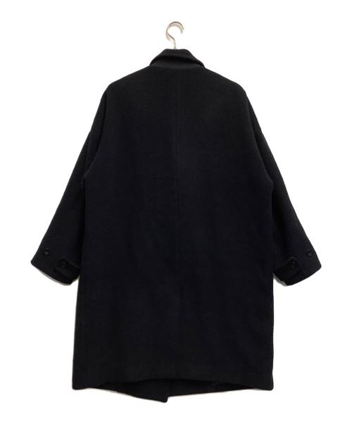 journal standard luxe（ジャーナルスタンダード ラックス）journal standard luxe (ジャーナルスタンダード リュクス) ダブルフェイス ソフトメルトン チェスターコート ブラック サイズ:Sの古着・服飾アイテム