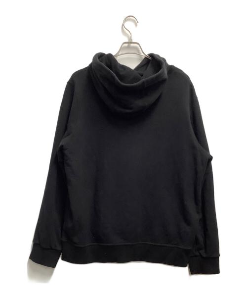 BURBERRY（バーバリー）BURBERRY (バーバリー) ロゴプリントフーディ ブラック サイズ:Lの古着・服飾アイテム