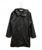 AIGLEエーグル）の古着「フーデッドジャケットロング」｜ブラック