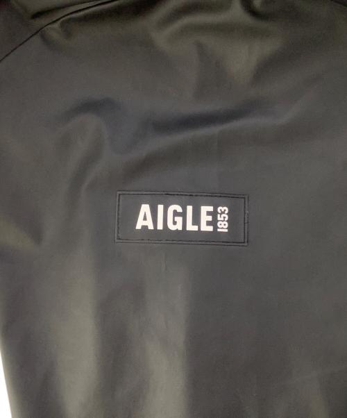 AIGLE（エーグル）AIGLE (エーグル) フーデッドジャケットロング ブラック サイズ:SIZE Sの古着・服飾アイテム