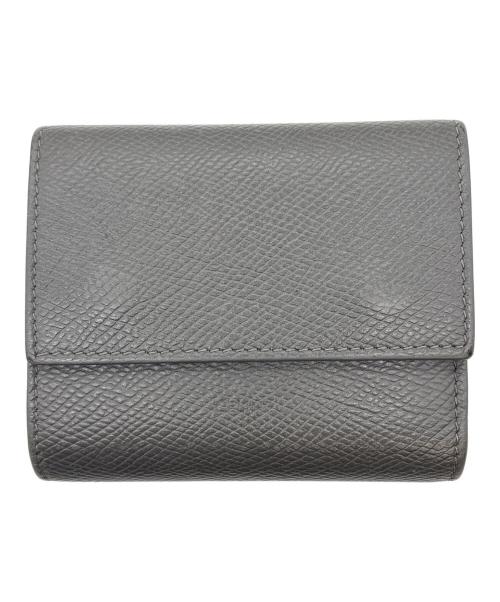 CELINE（セリーヌ）CELINE (セリーヌ) スモールトリフォールドウォレット グレーの古着・服飾アイテム