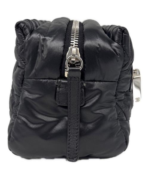 CHANEL（シャネル）CHANEL (シャネル) コスメポーチ ブラックの古着・服飾アイテム