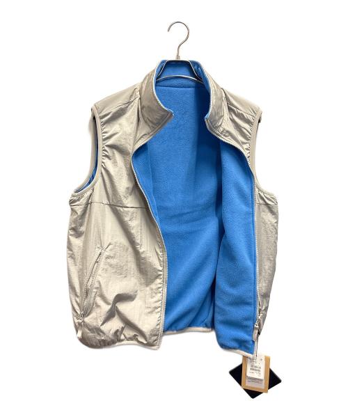 franklin climbing（フランクリンクライミング）franklin climbing (フランクリンクライミング) リバーシブルベスト ライトグレー×スカイブルー サイズ:Mの古着・服飾アイテム
