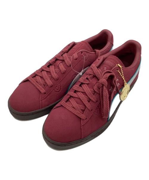 PUMA SUEDE（プーマ）PUMA SUEDE (プーマ) ONE PIECE (ワンピース) ローカットスニーカー ワインレッド サイズ:26.5㎝の古着・服飾アイテム