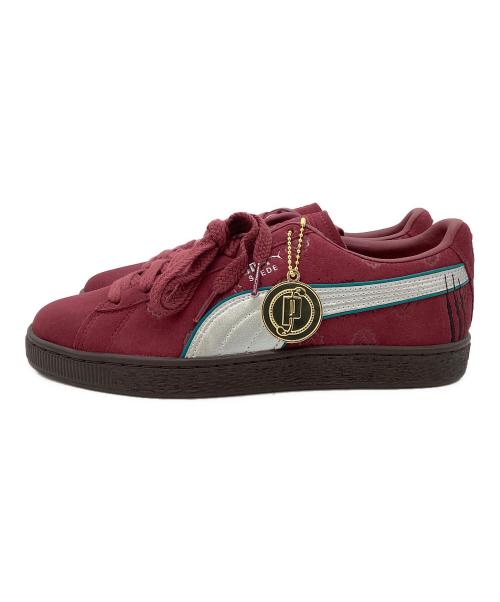 PUMA SUEDE（プーマ）PUMA SUEDE (プーマ) ONE PIECE (ワンピース) ローカットスニーカー ワインレッド サイズ:26.5㎝の古着・服飾アイテム