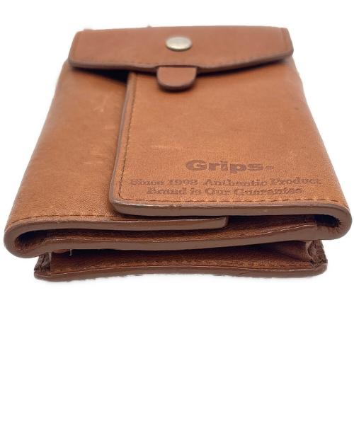 Grips（グリップス）Grips (グリップス) 片掛け財布 ブラウンの古着・服飾アイテム