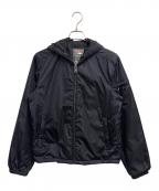 PRADAプラダ）の古着「中綿フーデッドジャケット」｜ネイビー