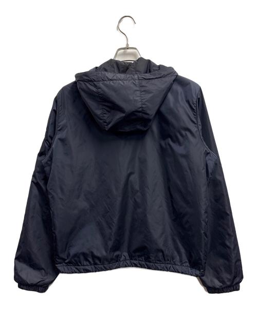 PRADA（プラダ）PRADA (プラダ) 中綿フーデッドジャケット ネイビー サイズ:Sの古着・服飾アイテム