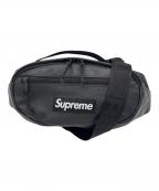SUPREMEシュプリーム）の古着「24FW Leather Waist Bag」｜ブラック