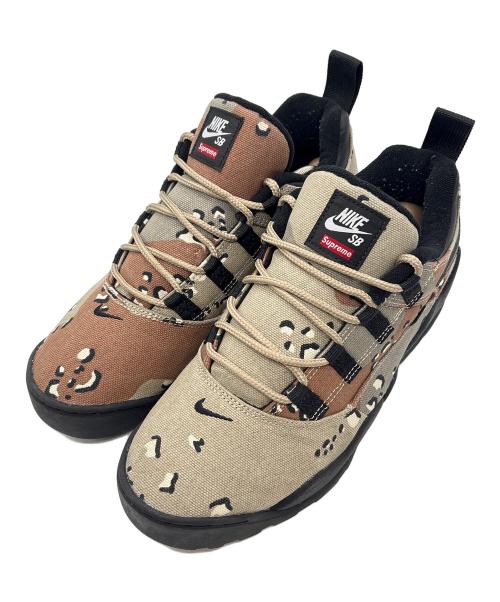 NIKE（ナイキ）NIKE (ナイキ) SUPREME (シュプリーム) スニーカー / Darwin Low Desert camo(ダーウィン ロー デザート カモ) ブラウン サイズ:US 10.5の古着・服飾アイテム