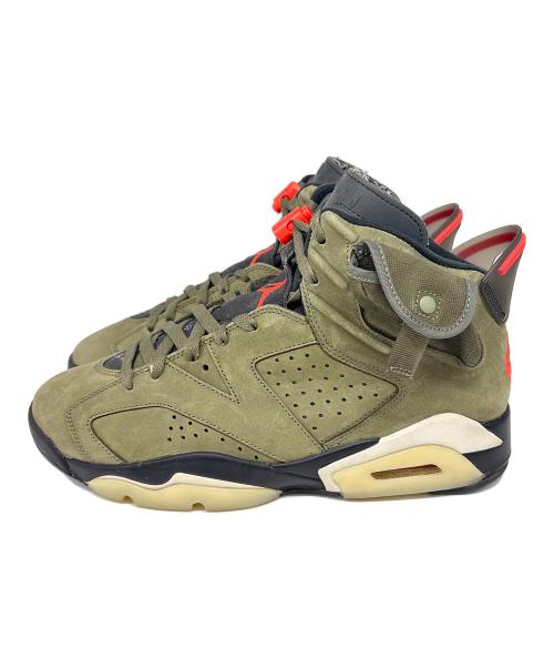 NIKE（ナイキ）NIKE (ナイキ) Travis Scott (トラヴィス・スコット) AIR JORDAN 6 RETRO オリーブ サイズ:US 10の古着・服飾アイテム