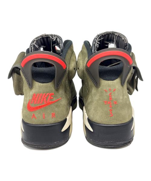 NIKE（ナイキ）NIKE (ナイキ) Travis Scott (トラヴィス・スコット) AIR JORDAN 6 RETRO オリーブ サイズ:US 10の古着・服飾アイテム
