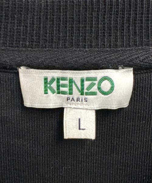 KENZO（ケンゾー）KENZO (ケンゾー) Contrasted Stitch Tiger Sweatshirt ブラック サイズ:Lの古着・服飾アイテム