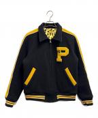 STARRY GATEスタリーゲート）の古着「ウールスタジャン」｜ブラック×イエロー