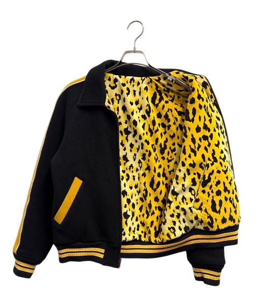 STARRY GATE（スタリーゲート）STARRY GATE (スタリーゲート) ウールスタジャン ブラック×イエロー サイズ:Lの古着・服飾アイテム