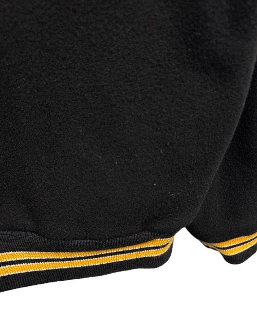 STARRY GATE（スタリーゲート）STARRY GATE (スタリーゲート) ウールスタジャン ブラック×イエロー サイズ:Lの古着・服飾アイテム