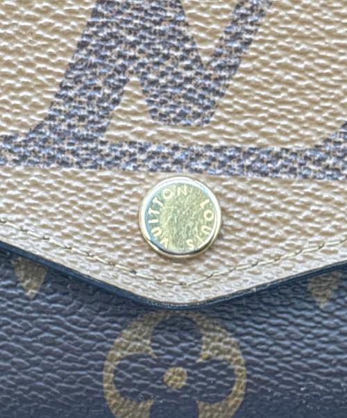 LOUIS VUITTON（ルイ ヴィトン）LOUIS VUITTON (ルイ ヴィトン) 長財布 / モノグラム・ジャイアント リバース ブラウン×ベージュの古着・服飾アイテム