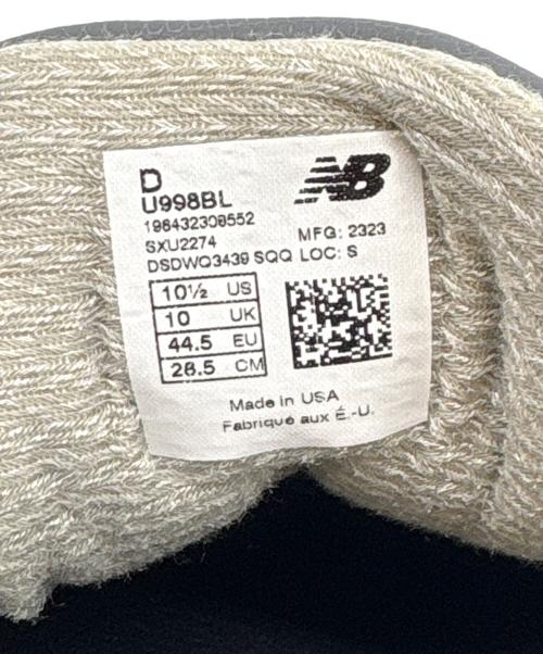 NEW BALANCE（ニューバランス）NEW BALANCE (ニューバランス) スニーカー ブラック サイズ:US 10 1/2の古着・服飾アイテム