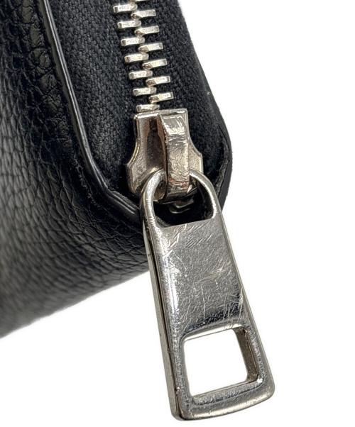 GUCCI（グッチ）GUCCI (グッチ) ラウンドファスナー財布 ブラックの古着・服飾アイテム